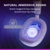 Glorious Gaming Glorious GHS Eternal - auriculares gaming estéreo RGB para PC, PS5, PS4, Switch - drivers angulares ajustados individualmente, micrófono extraíble ajustable y cristalino, USB-C - duraderos, comodidad para todo el día y la noche - blanco