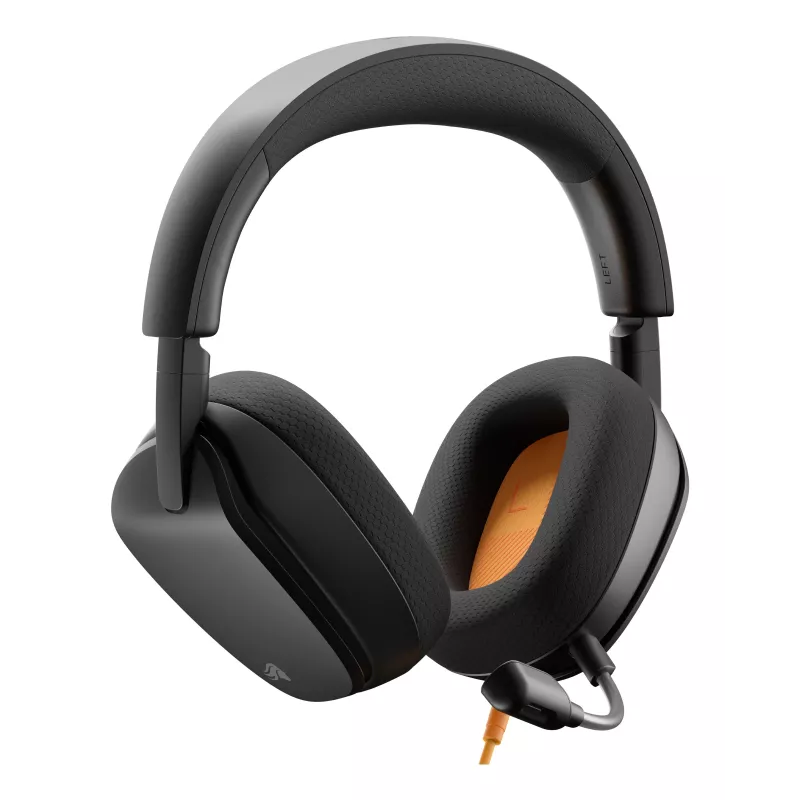 Glorious Gaming Glorious GHS Eternal - auriculares gaming estéreo para PC, PS5, PS4, Xbox, Switch - drivers angulares ajustados específicamente, micrófono extraíble ajustable y cristalino, 3,5 mm - robustos, comodidad para todo el día y la noche - negro