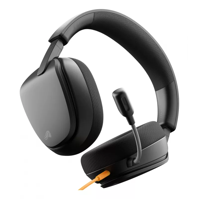 Glorious Gaming Glorious GHS Eternal - auriculares gaming estéreo para PC, PS5, PS4, Xbox, Switch - drivers angulares ajustados específicamente, micrófono extraíble ajustable y cristalino, 3,5 mm - robustos, comodidad para todo el día y la noche - negro