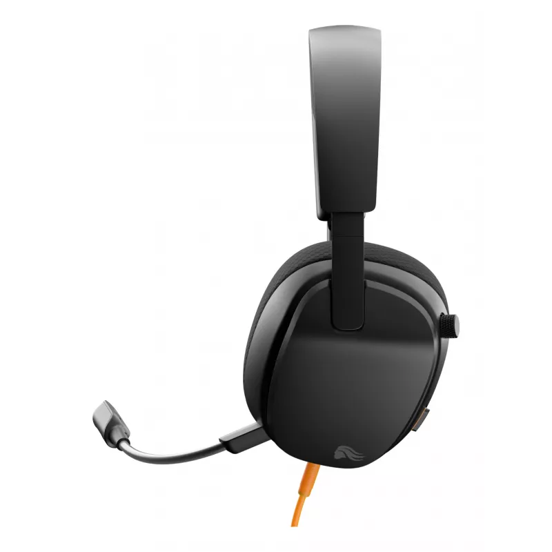 Glorious Gaming Glorious GHS Eternal - auriculares gaming estéreo para PC, PS5, PS4, Xbox, Switch - drivers angulares ajustados específicamente, micrófono extraíble ajustable y cristalino, 3,5 mm - robustos, comodidad para todo el día y la noche - negro