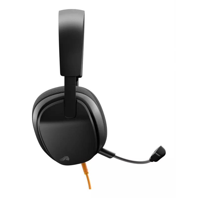 Glorious Gaming Glorious GHS Eternal - auriculares gaming estéreo para PC, PS5, PS4, Xbox, Switch - drivers angulares ajustados específicamente, micrófono extraíble ajustable y cristalino, 3,5 mm - robustos, comodidad para todo el día y la noche - negro