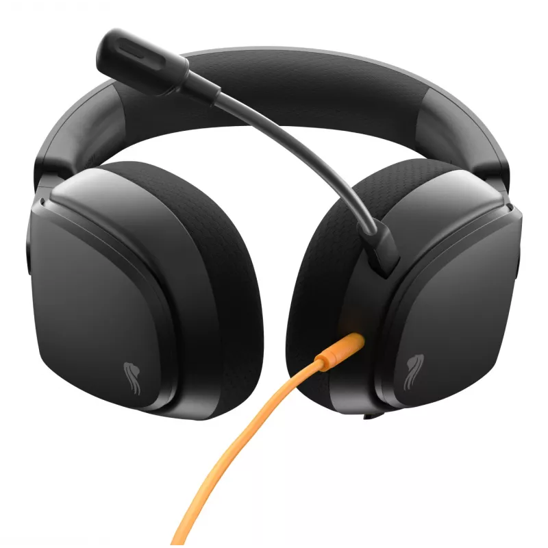 Glorious Gaming Glorious GHS Eternal - auriculares gaming estéreo para PC, PS5, PS4, Xbox, Switch - drivers angulares ajustados específicamente, micrófono extraíble ajustable y cristalino, 3,5 mm - robustos, comodidad para todo el día y la noche - negro