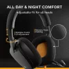 Glorious Gaming Glorious GHS Eternal - auriculares gaming estéreo para PC, PS5, PS4, Xbox, Switch - drivers angulares ajustados específicamente, micrófono extraíble ajustable y cristalino, 3,5 mm - robustos, comodidad para todo el día y la noche - negro