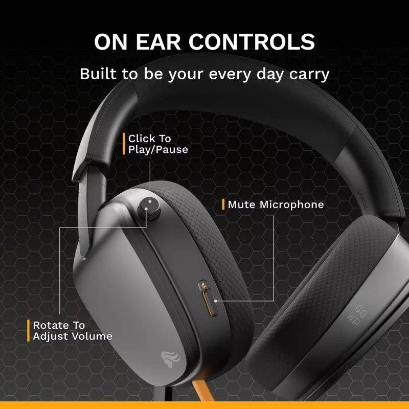 Glorious Gaming Glorious GHS Eternal - auriculares gaming estéreo para PC, PS5, PS4, Xbox, Switch - drivers angulares ajustados específicamente, micrófono extraíble ajustable y cristalino, 3,5 mm - robustos, comodidad para todo el día y la noche - negro