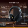 Glorious Gaming Glorious GHS Eternal - auriculares gaming estéreo para PC, PS5, PS4, Xbox, Switch - drivers angulares ajustados específicamente, micrófono extraíble ajustable y cristalino, 3,5 mm - robustos, comodidad para todo el día y la noche - negro