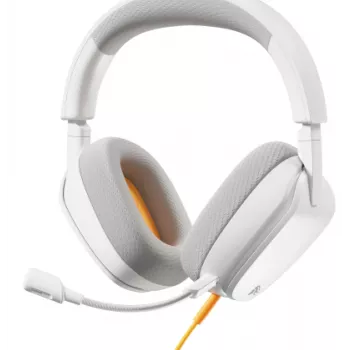 Glorious Gaming Glorious GHS Eternal - auriculares gaming estéreo para PC, PS5, PS4, Xbox, Switch - drivers angulares ajustados específicamente, micrófono extraíble ajustable y cristalino, 3,5 mm - duraderos, comodidad para todo el día y la noche - blanco