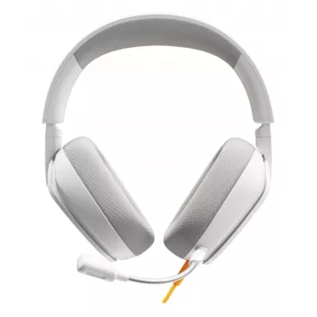 Glorious Gaming Glorious GHS Eternal - auriculares gaming estéreo para PC, PS5, PS4, Xbox, Switch - drivers angulares ajustados específicamente, micrófono extraíble ajustable y cristalino, 3,5 mm - duraderos, comodidad para todo el día y la noche - blanco