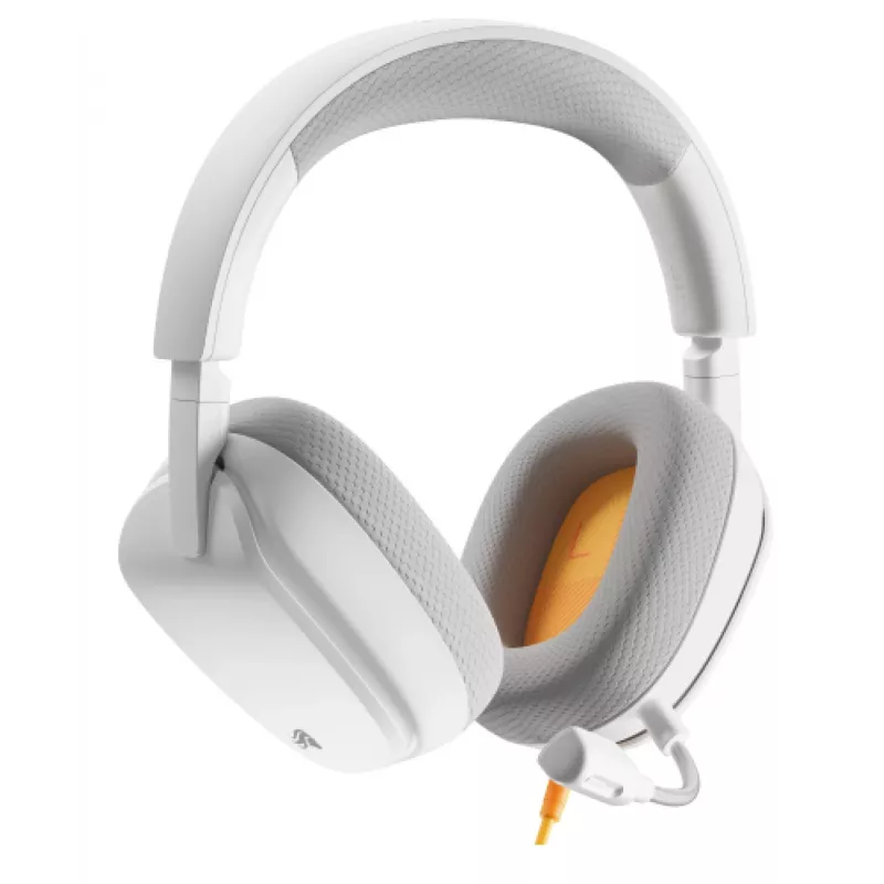 Glorious Gaming Glorious GHS Eternal - auriculares gaming estéreo para PC, PS5, PS4, Xbox, Switch - drivers angulares ajustados específicamente, micrófono extraíble ajustable y cristalino, 3,5 mm - duraderos, comodidad para todo el día y la noche - blanco