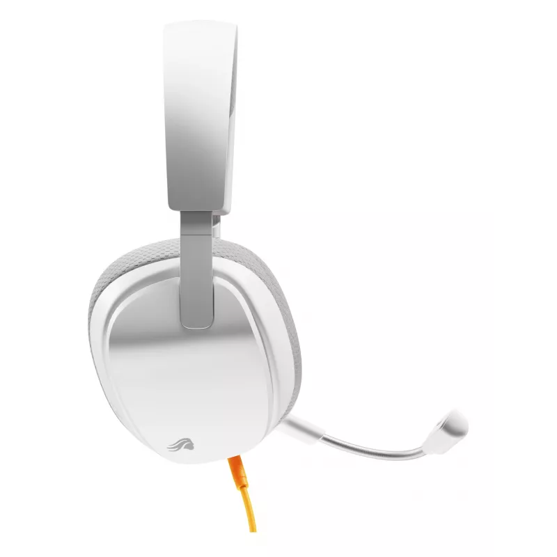 Glorious Gaming Glorious GHS Eternal - auriculares gaming estéreo para PC, PS5, PS4, Xbox, Switch - drivers angulares ajustados específicamente, micrófono extraíble ajustable y cristalino, 3,5 mm - duraderos, comodidad para todo el día y la noche - blanco