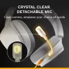Glorious Gaming Glorious GHS Eternal - auriculares gaming estéreo para PC, PS5, PS4, Xbox, Switch - drivers angulares ajustados específicamente, micrófono extraíble ajustable y cristalino, 3,5 mm - duraderos, comodidad para todo el día y la noche - blanco