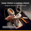 Glorious Gaming Glorious GHS Eternal - auriculares gaming estéreo para PC, PS5, PS4, Xbox, Switch - drivers angulares ajustados específicamente, micrófono extraíble ajustable y cristalino, 3,5 mm - duraderos, comodidad para todo el día y la noche - blanco