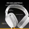 Glorious Gaming Glorious GHS Eternal - auriculares gaming estéreo para PC, PS5, PS4, Xbox, Switch - drivers angulares ajustados específicamente, micrófono extraíble ajustable y cristalino, 3,5 mm - duraderos, comodidad para todo el día y la noche - blanco