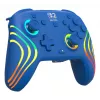 Mando con cable e inalámbrico Turtle Beach Afterglow Wave azul para Nintendo Switch 2 – Bluetooth/USB-C, RGB, batería integrada de 20 horas, cable de 3 m