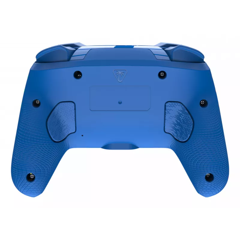 Mando con cable e inalámbrico Turtle Beach Afterglow Wave azul para Nintendo Switch 2 – Bluetooth/USB-C, RGB, batería integrada de 20 horas, cable de 3 m