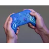 Mando con cable e inalámbrico Turtle Beach Afterglow Wave azul para Nintendo Switch 2 – Bluetooth/USB-C, RGB, batería integrada de 20 horas, cable de 3 m
