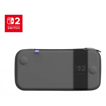 Funda de transporte Turtle Beach PlayTrek funda delgada para Nintendo Switch 2 — antracita negro, 290×58×145 mm