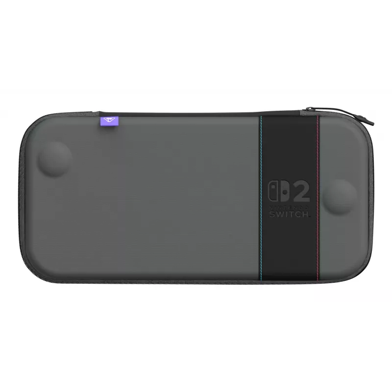 Funda de transporte Turtle Beach PlayTrek funda delgada para Nintendo Switch 2 — antracita negro, 290×58×145 mm