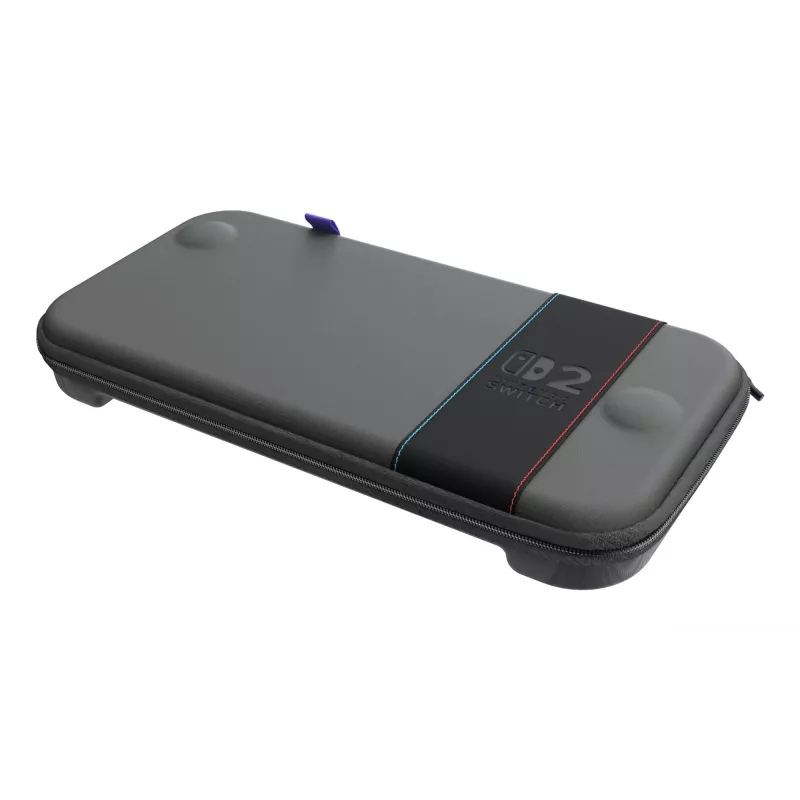 Funda de transporte Turtle Beach PlayTrek funda delgada para Nintendo Switch 2 — antracita negro, 290×58×145 mm