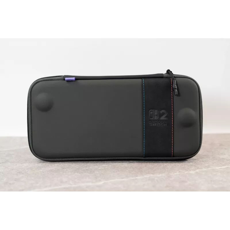 Funda de transporte Turtle Beach PlayTrek funda delgada para Nintendo Switch 2 — antracita negro, 290×58×145 mm