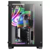 Mars Gaming MCV3 negro Custom XXL torre gaming E-ATX con ventana frontal y lateral de vidrio templado estructura modular de doble cámara