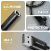 Axagon ADA-HA adaptador de audio USB-A a jack de 3,5 mm DAC Hi-Res, 384 kHz/32 bits, estéreo