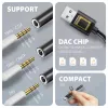 Axagon ADA-HA adaptador de audio USB-A a jack de 3,5 mm DAC Hi-Res, 384 kHz/32 bits, estéreo