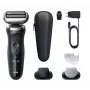 Afeitadora de láminas con recortadora BRAUN Series 7 72-N1620s — cabezal de 3 láminas, batería de Li-Ion, 60 min de autonomía, en húmedo y en seco, negro
