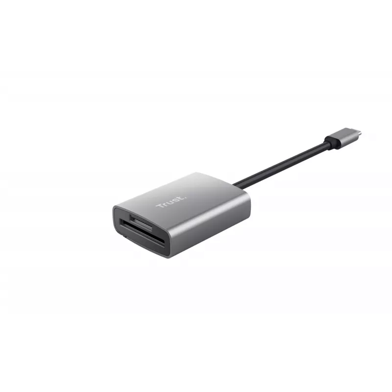 Lector de tarjetas Trust 24136 USB 3.2 Gen 1 (3.1 Gen 1) Type-C Aluminio
