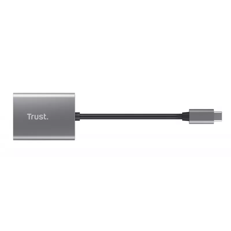 Lector de tarjetas Trust 24136 USB 3.2 Gen 1 (3.1 Gen 1) Type-C Aluminio