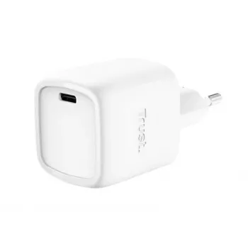 Cargador Trust Maxo 30W USB-C GaN cargador de interior carga rápida Blanco