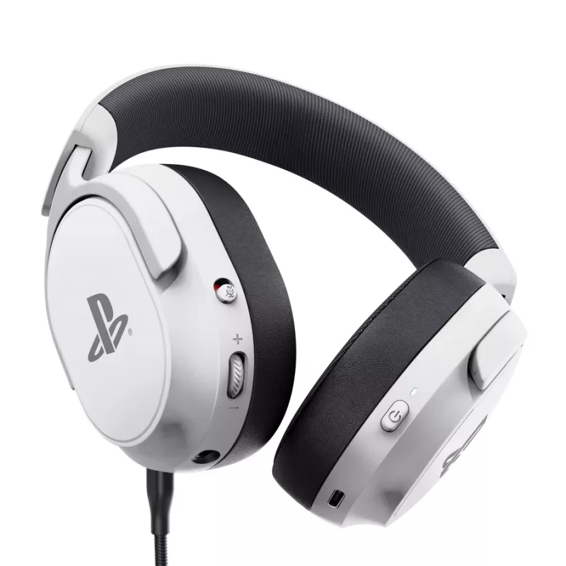 Trust GXT 499 Forta Headset con cable e inalámbrico diadema gaming Blanco