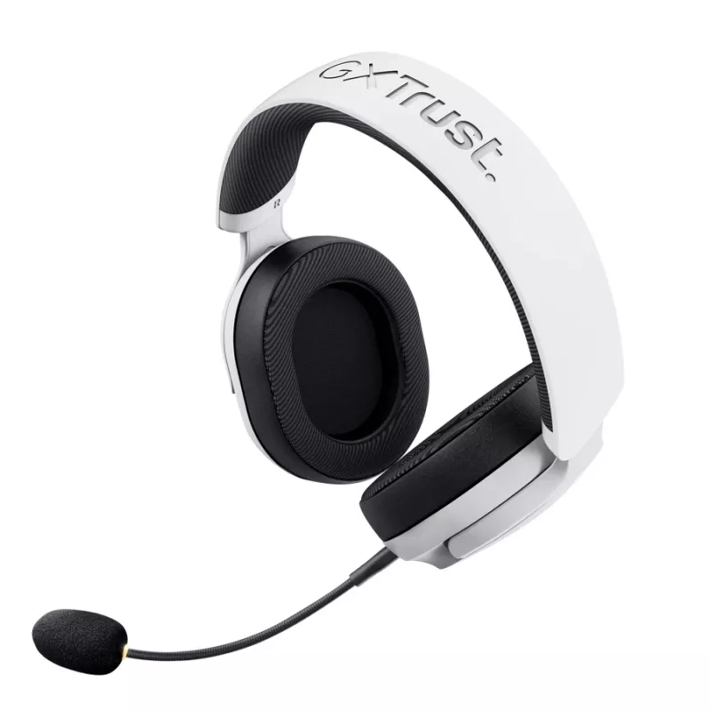 Trust GXT 499 Forta Headset con cable e inalámbrico diadema gaming Blanco
