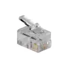 Conector modular ACT RJ10 (4P/4C) para cable plano