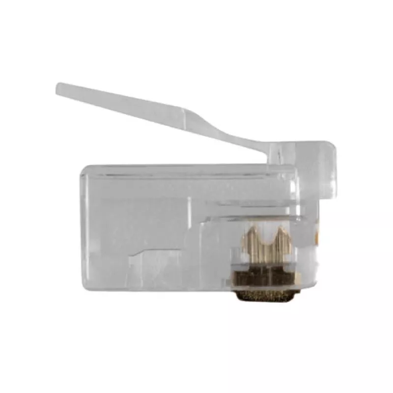 Conector modular ACT RJ11 (4P/4C) para cable plano