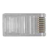 Conector modular ACT RJ45 (8P/8C) para cable redondo con conductores macizos
