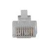 Conector modular ACT RJ45 (8P/8C) para cable redondo con conductores macizos