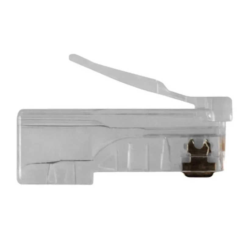 Conector modular ACT RJ45 (8P/8C) para cable redondo con conductores macizos