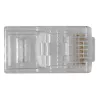 Conector modular ACT RJ45 (8P/8C) para cable redondo con conductores macizos