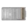 Conector modular ACT RJ48 (10P/10C) para cable plano
