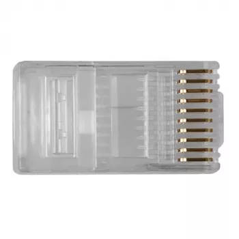 Conector modular ACT RJ48 (10P/10C) para cable plano