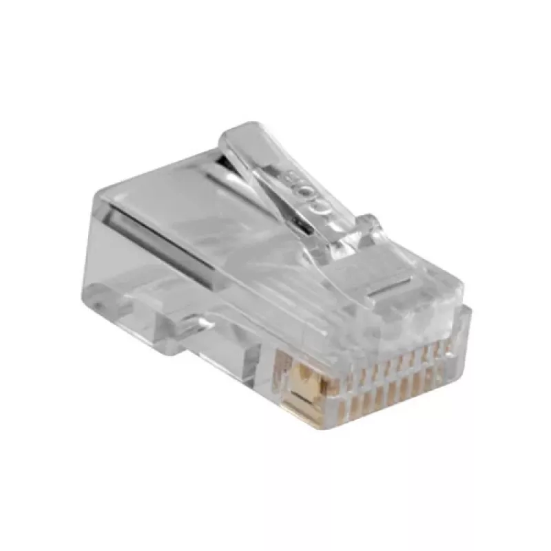 Conector modular ACT RJ48 (10P/10C) para cable plano