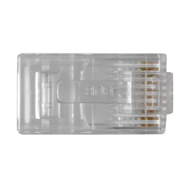 Conector modular ACT RJ48 (10P/10C) para cable plano