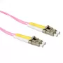 ACT Cable de conexión de fibra óptica multimodo LSZH 50/125 OM4 dúplex de 30 metros con conectores LC