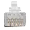 ACT Conector modular blindado RJ45 (8P/8C) CAT6A para cable redondo con conductores macizos o trenzados