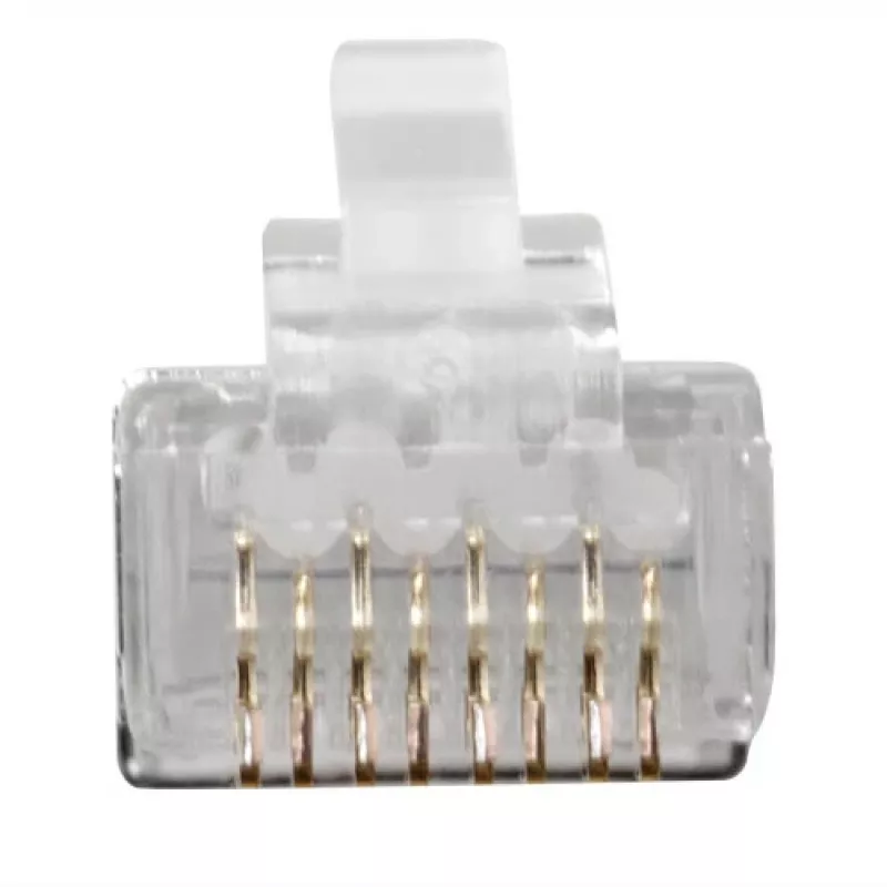 ACT Conector modular blindado RJ45 (8P/8C) CAT6A para cable redondo con conductores macizos o trenzados