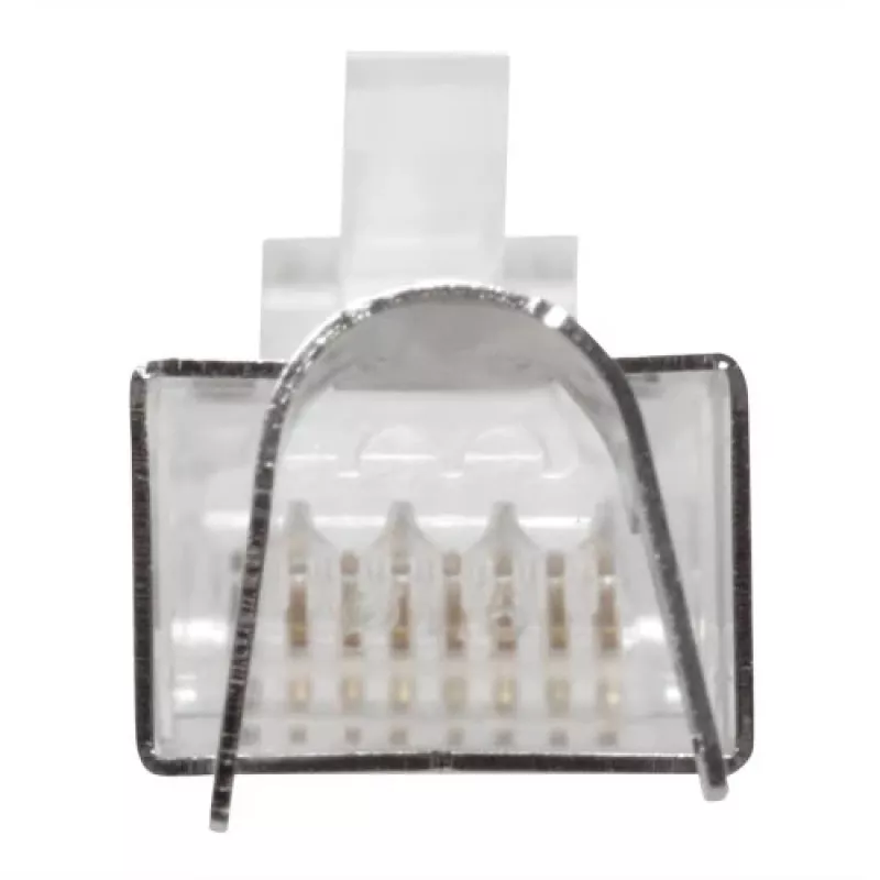ACT Conector modular blindado RJ45 (8P/8C) CAT6A para cable redondo con conductores macizos o trenzados