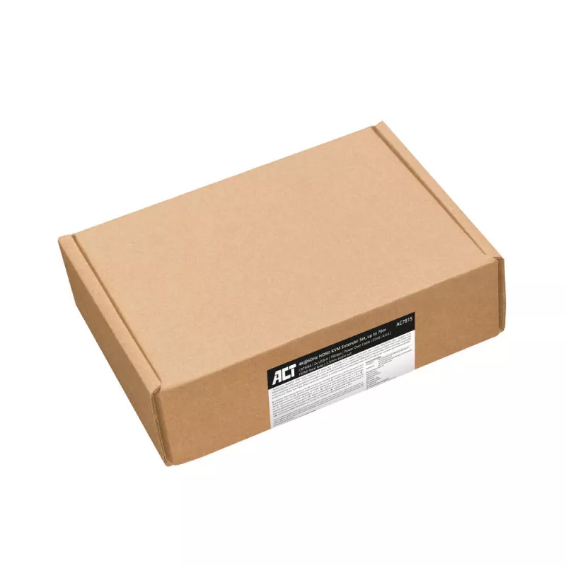 ACT Set extensor KVM HDMI 2.0 4K sobre CAT6A hasta 70 metros