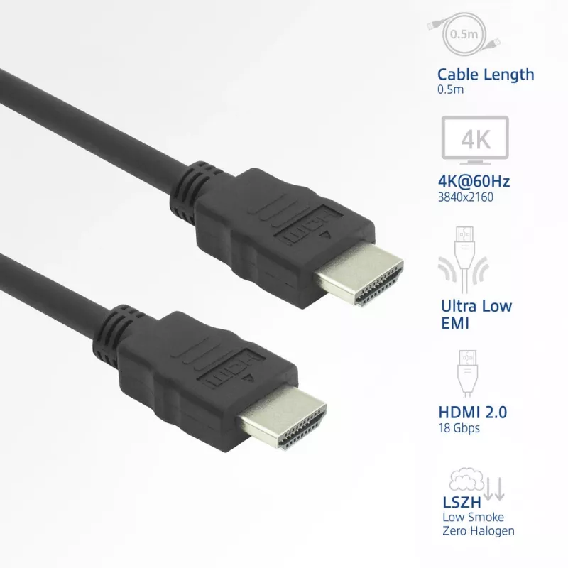 ACT Cable HDMI AK3874 3 m HDMI tipo A (estándar) negro