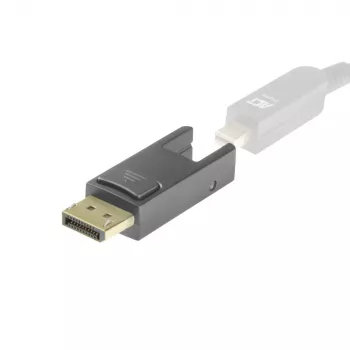 Adaptador de repuesto ACT Mini DisplayPort a DisplayPort para cables DisplayPort ópticos activos con conector desmontable