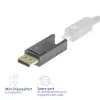 Adaptador de repuesto ACT Mini DisplayPort a DisplayPort para cables DisplayPort ópticos activos con conector desmontable